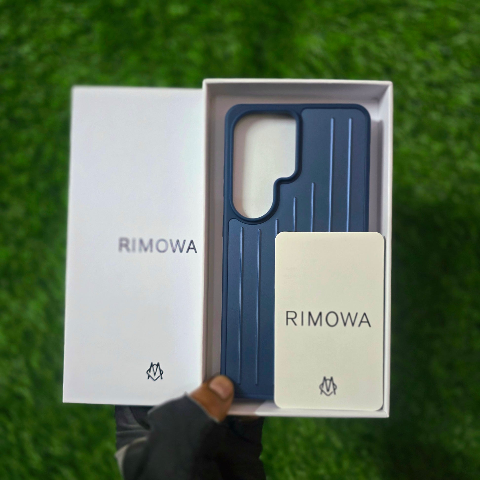 Samsung Galaxy S26 Ultra RIMOWA Minimalist Luxury Luggage Style Case - Blue