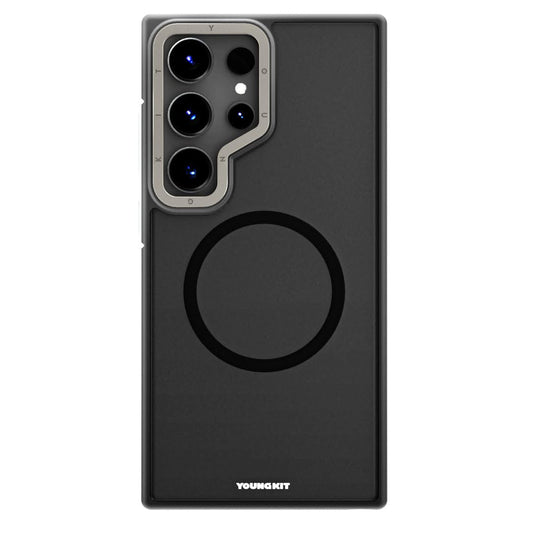 Samsung Galaxy S26 Ultra Youngkit Case, Hidden Sand Matte Series Case with Magsafe - Black