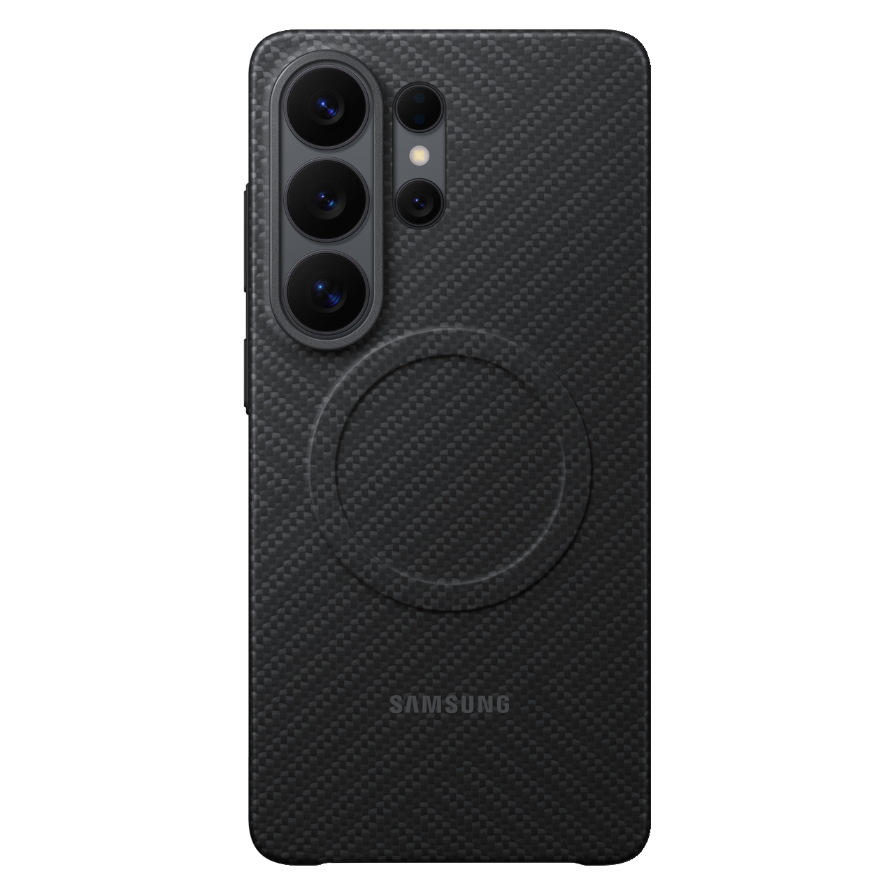 Samsung Galaxy S26 Ultra Carbon Fiber Case, Hard PC Carbon Cover with Magsafe - Black