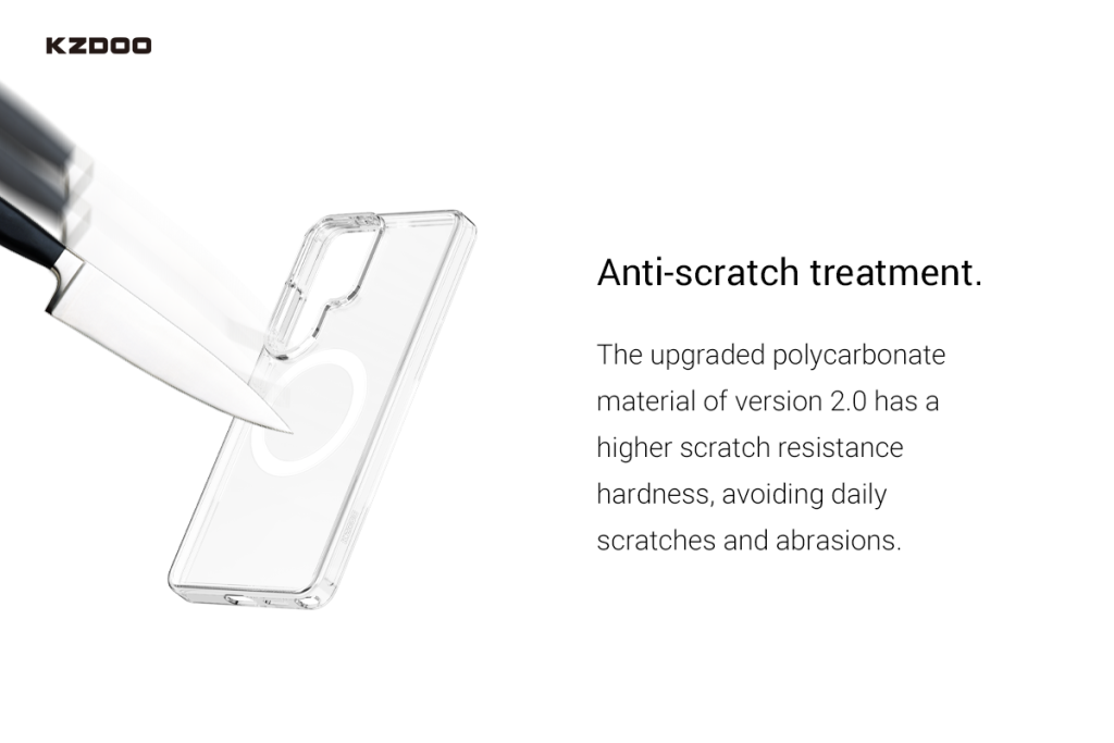 Samsung Galaxy S26 Ultra Kzdoo ICEGUARD Series Magsafe Case, Crystal Clear Anti-Yellow Anti Scratch
