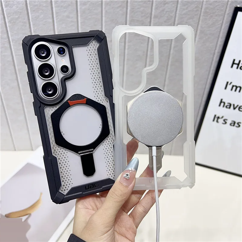 Samsung Galaxy S26 Ultra UAG Cover, Plasma XTE Series Magnetic Ring Holder, Kickstand with Magsafe - White