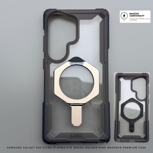 Samsung Galaxy S26 Ultra UAG Cover, Plasma XTE Series Magnetic Ring Holder, Kickstand with Magsafe - Grey