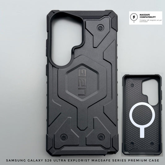 Samsung Galaxy S26 Ultra UAG Cover, Pathfinder Rugged Featherlight Magsafe Case - Black