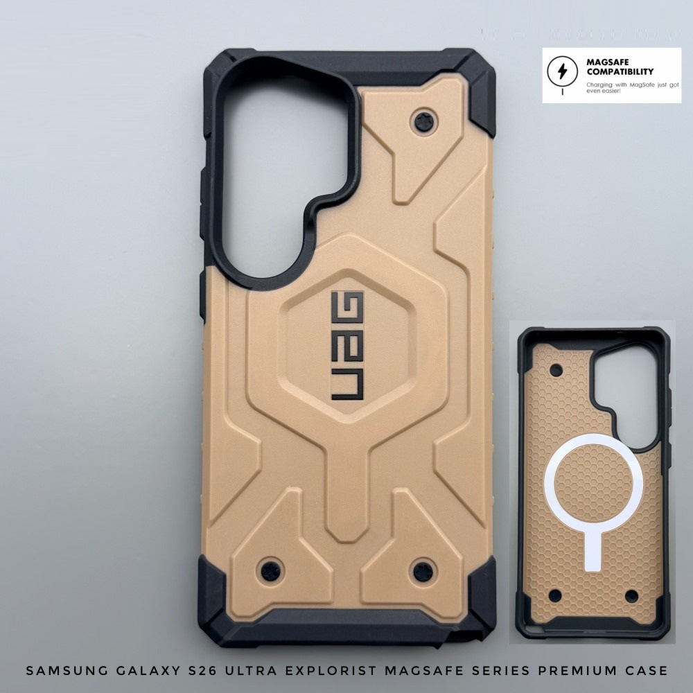 Samsung Galaxy S26 Ultra UAG Cover, Pathfinder Rugged Featherlight Magsafe Case - Dark Earth