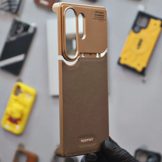 Samsung Galaxy S26 Ultra Metal Bumper Cover, Aero Flex Aluminum Frameless with Magsafe Case - Desert Titanium