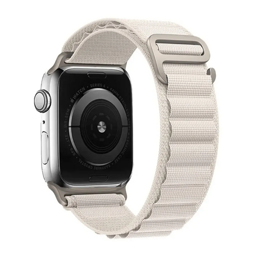 Alpine Nylon Loop iWatch Strap for iWatch Band for (42-44-45-46-49 MM) - Titanium