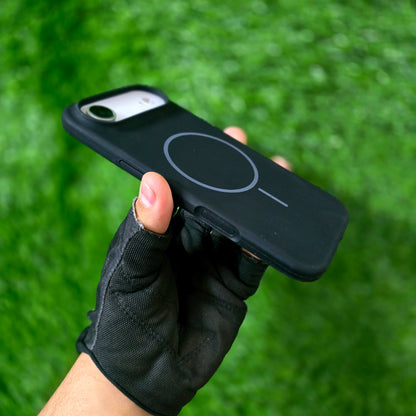 iPhone 17 Air Liquid Silicone Magsafe Case Skin Feel - Black