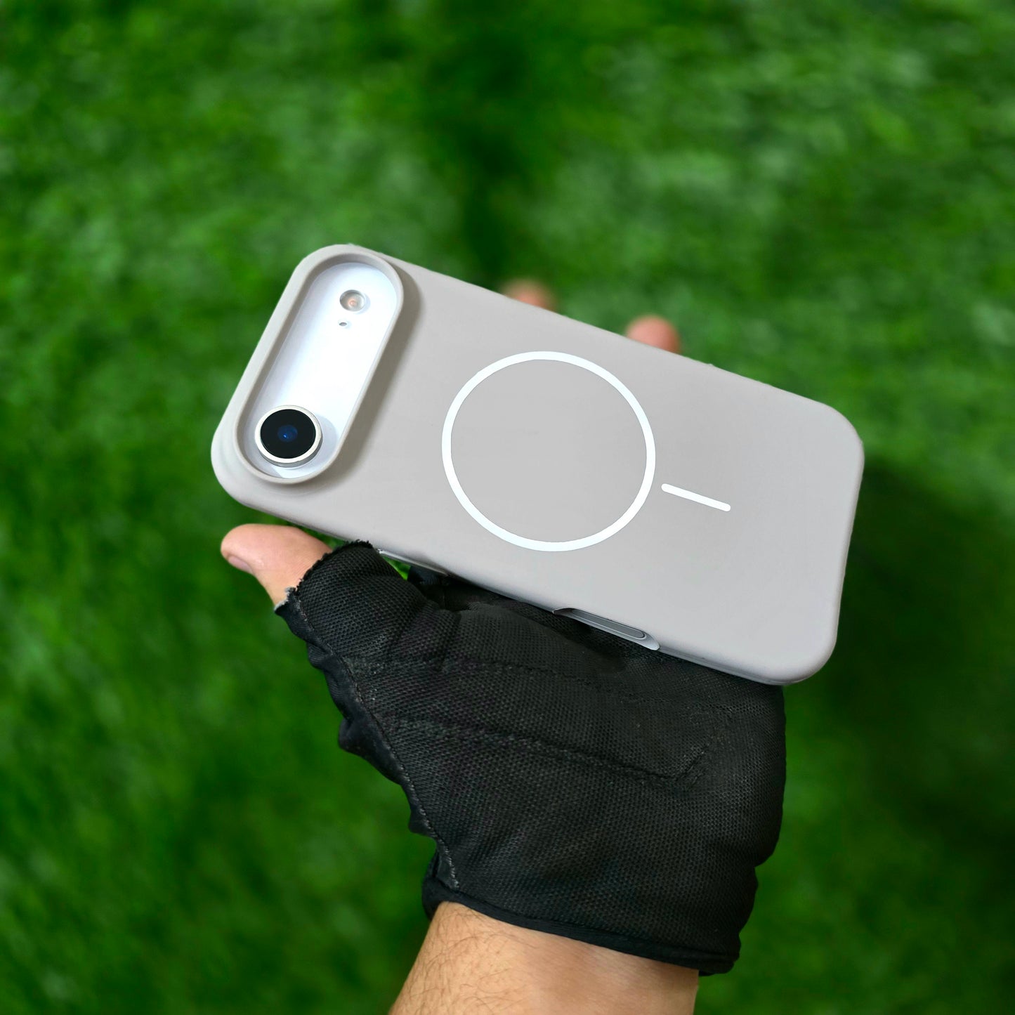 iPhone 17 Air Liquid Silicone Magsafe Case Skin Feel - Grey