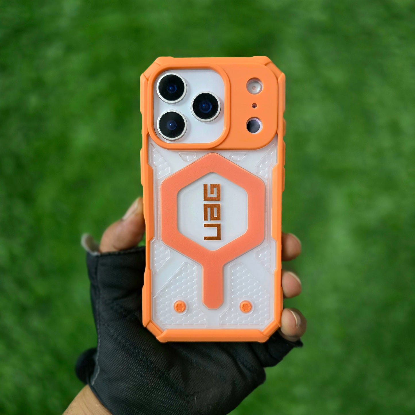 iPhone 17 Pro Max UAG Case, Pathfinder Series Rugged Armor Case with Magsafe - Orange