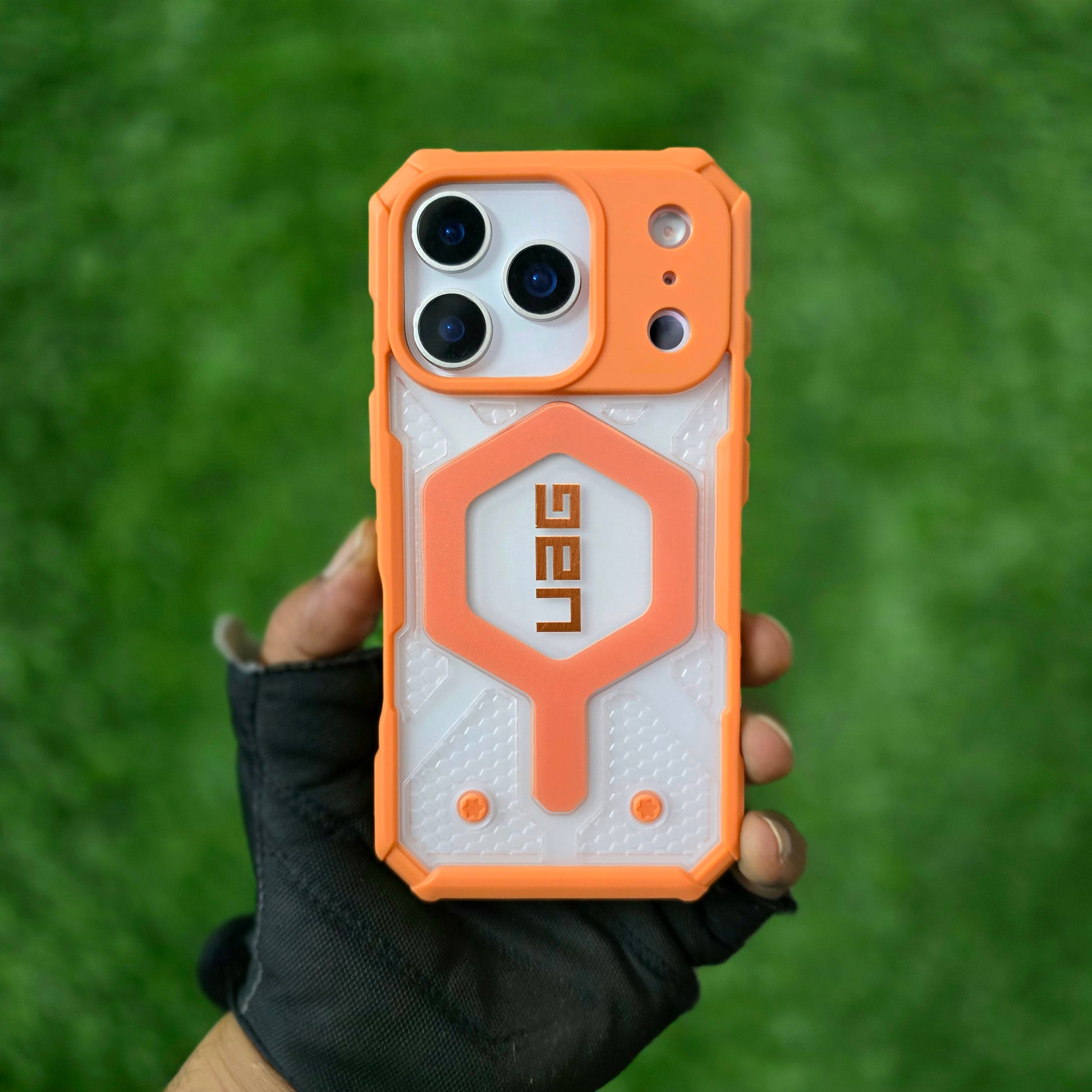 iPhone 17 Pro Max UAG Case, Pathfinder Series Rugged Armor Case with Magsafe - Orange