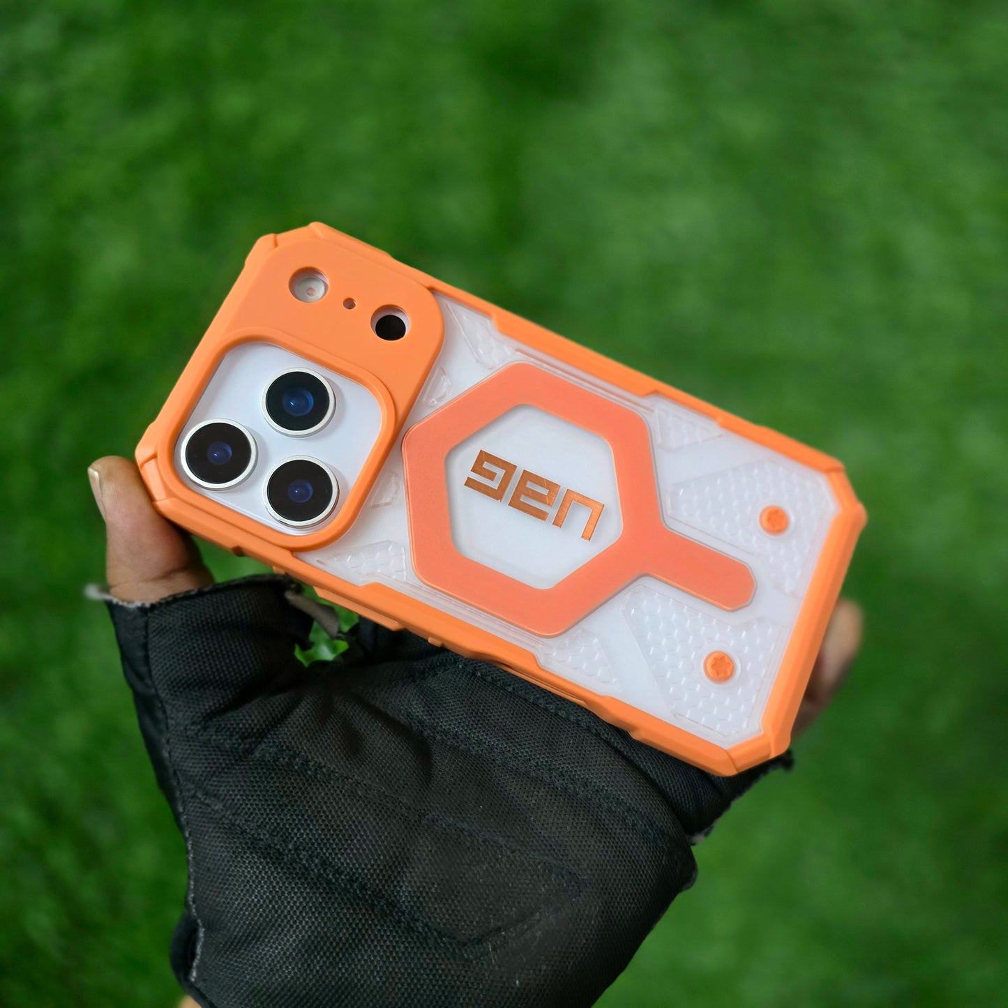 iPhone 17 Pro Max UAG Case, Pathfinder Series Rugged Armor Case with Magsafe - Orange