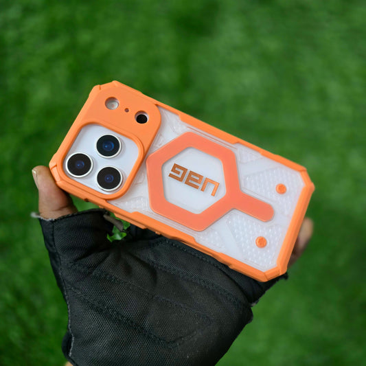 iPhone 17 Pro Max UAG Case, Pathfinder Series Rugged Armor Case with Magsafe - Orange