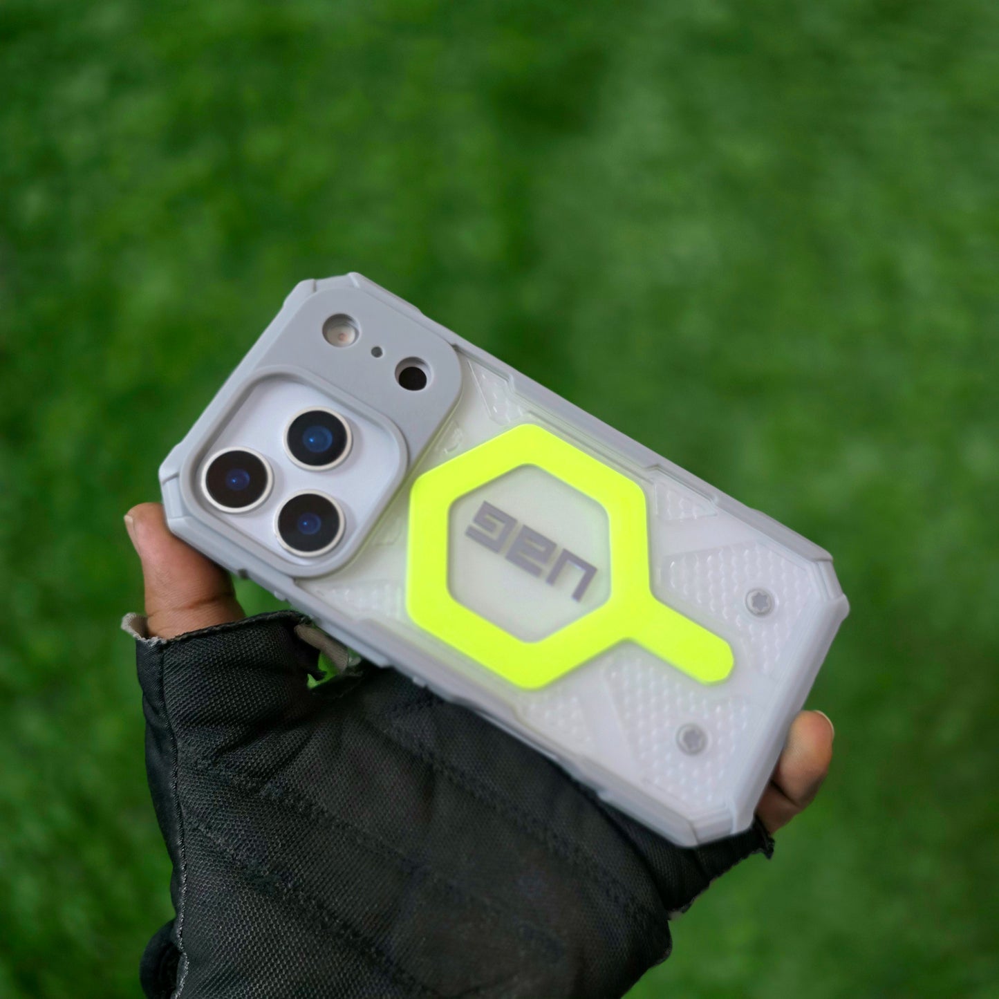 iPhone 17 Pro Max UAG Case, Pathfinder Series Rugged Armor Case with Magsafe - Neon Green