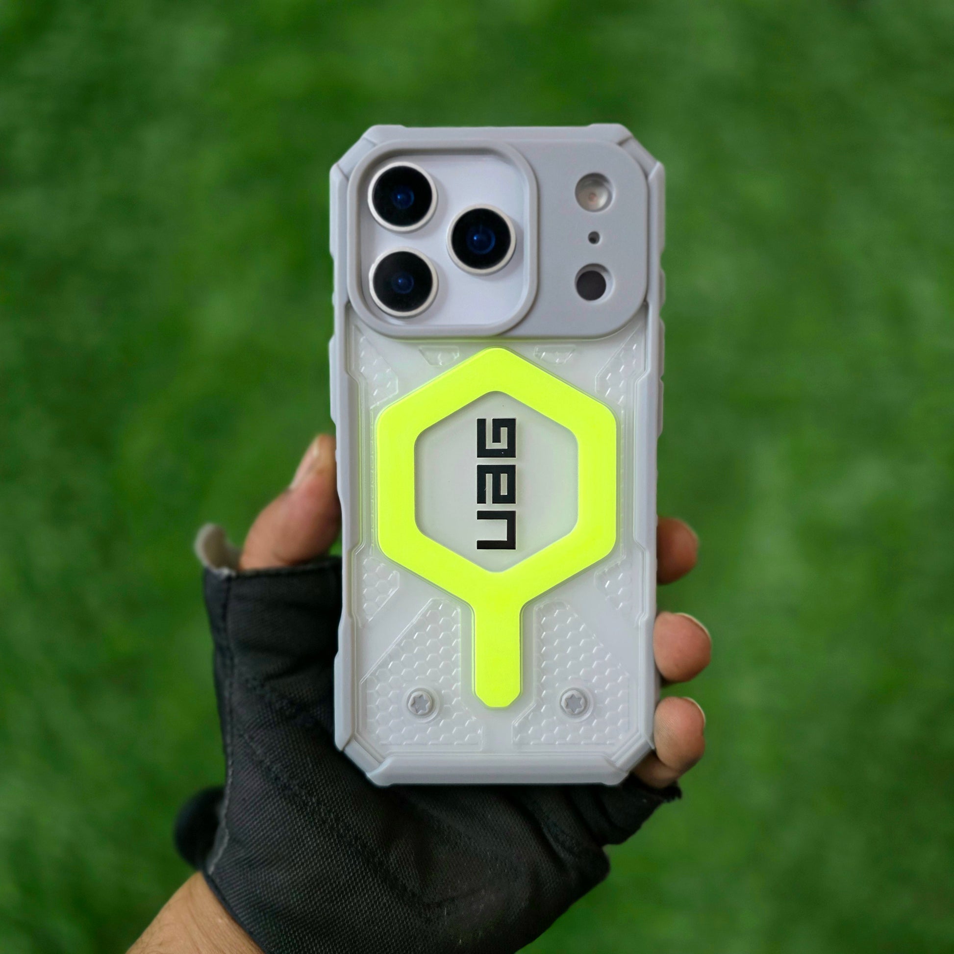iPhone 17 Pro Max UAG Case, Pathfinder Series Rugged Armor Case with Magsafe - Neon Green