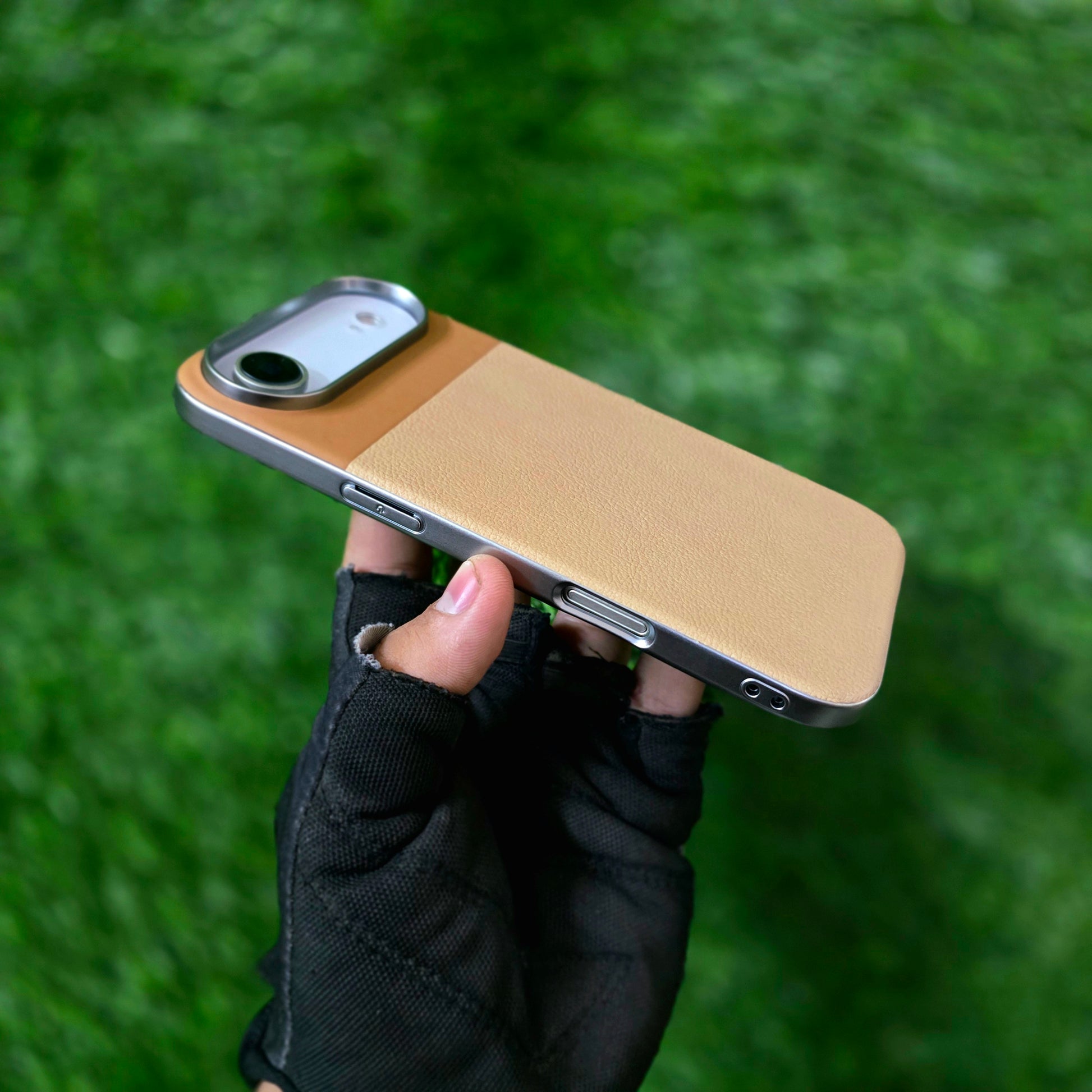 iPhone 17 Air Soft TPU Leather Texture Back Cover
