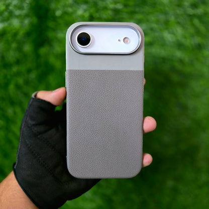 iPhone 17 Air Soft TPU Leather Texture Back Cover