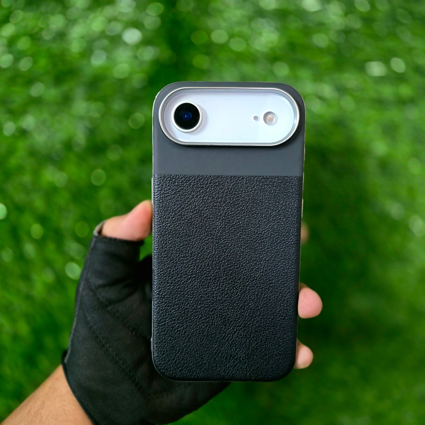 iPhone 17 Air Soft TPU Leather Texture Back Cover