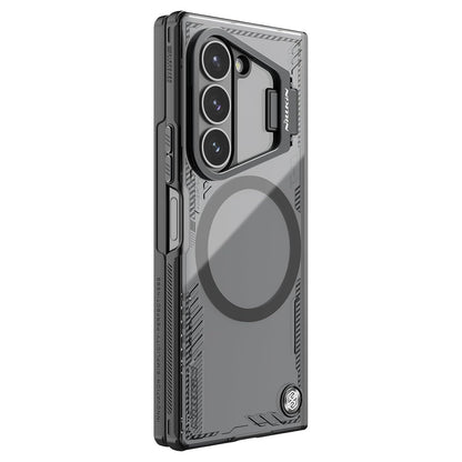 Samsung Galaxy Z Fold6 Nillkin ICEBLADE Series Corner Air Bags + Aluminum Camera Protect Kickstand Case with Magsafe