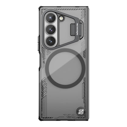 Samsung Galaxy Z Fold6 Nillkin ICEBLADE Series Corner Air Bags + Aluminum Camera Protect Kickstand Case with Magsafe