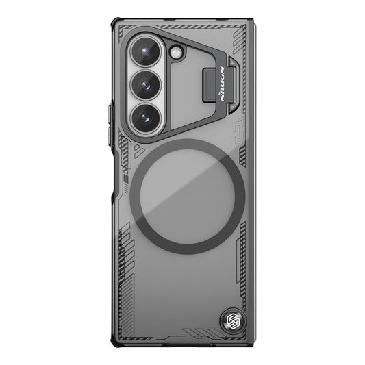 Samsung Galaxy Z Fold6 Nillkin ICEBLADE Series Corner Air Bags + Aluminum Camera Protect Kickstand Case with Magsafe