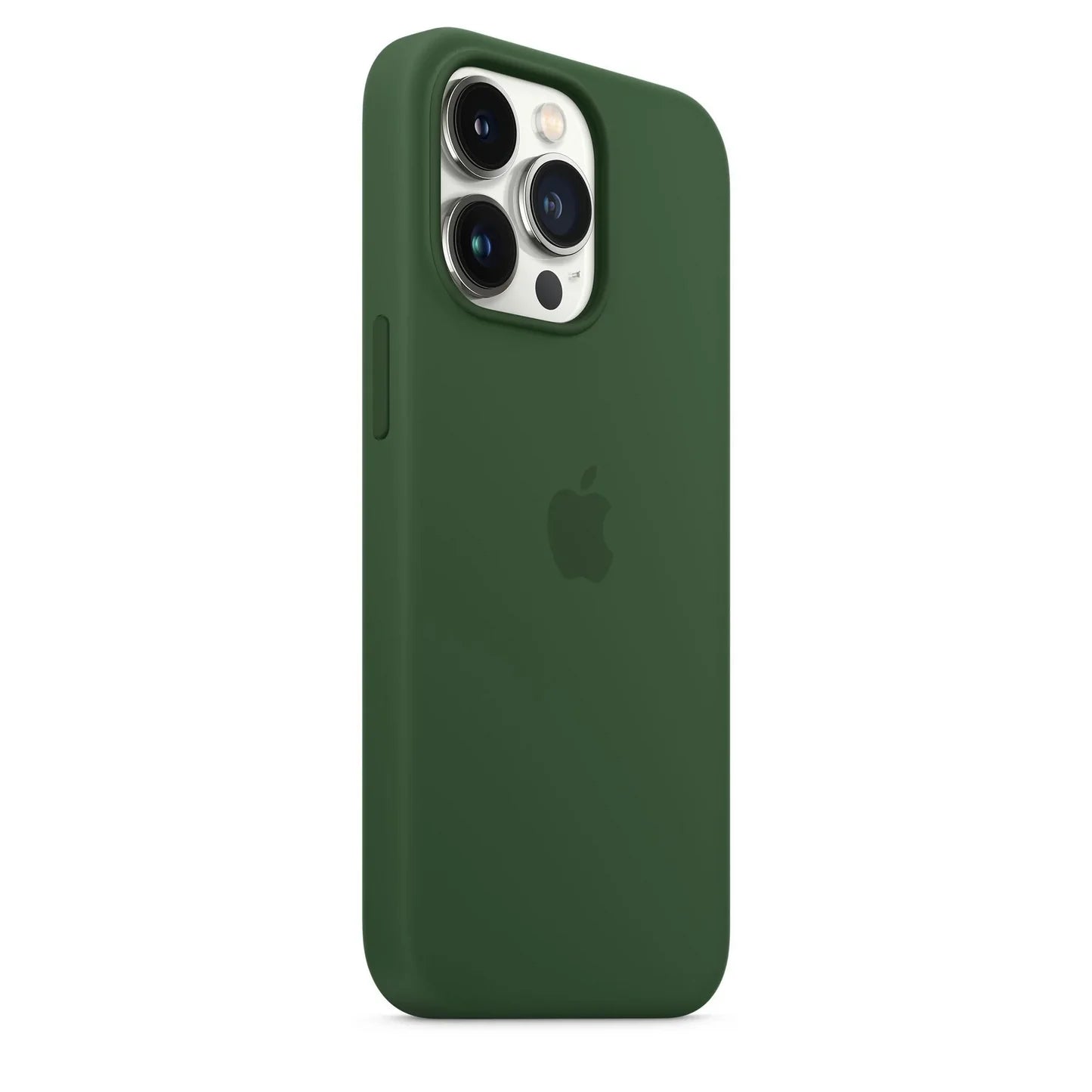 iPhone 14 Pro Max Original Liquid Silicon Case with Logo - Green