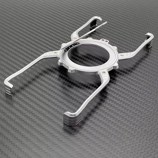 Samsung Galaxy S26 Ultra Metal Case, Frameless, X-Shape Kickstand MagSafe Cover - Silver