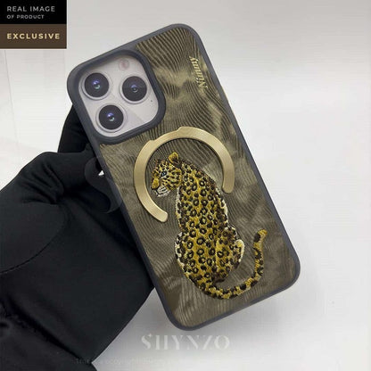 iPhone 15 Nimmy Fantasy Leopard Magsafe Case