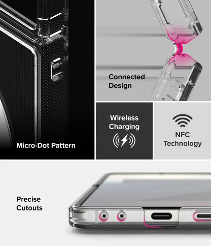 Samsung Galaxy Z Flip7 Cristal Clear Anti-Yellowing Magnetic Magsafe Case - Transparent