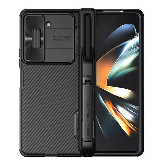 Samsung Galaxy Z Fold 5 Camshield Pro Case S Pen Holder With Camera Protection - Black