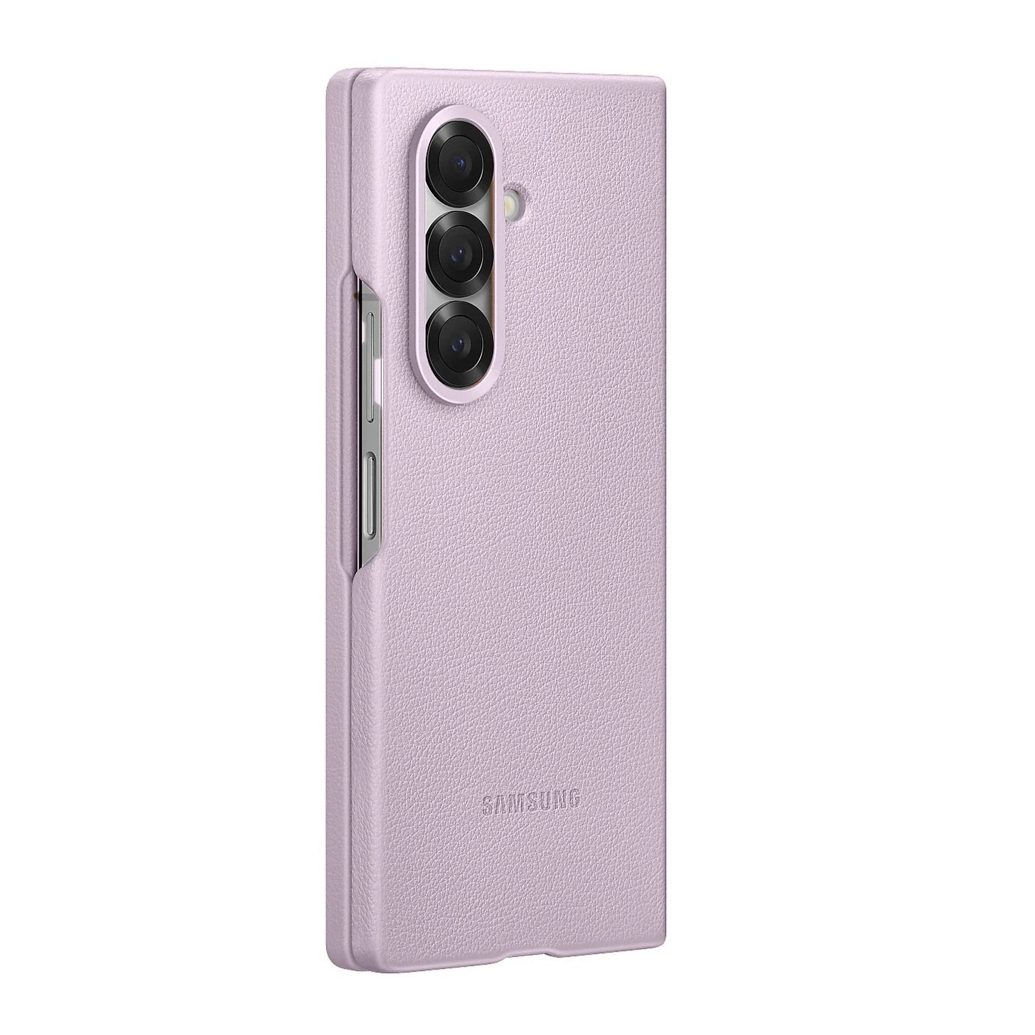 Samsung Galaxy Z Fold7 Leather Case Slim Soft Inside - Pink