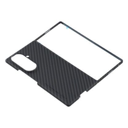 Samsung Galaxy Z Fold7 Carbon Case, X-level 0.6mm Thin Carbon Fiber Kevlar Case - Black