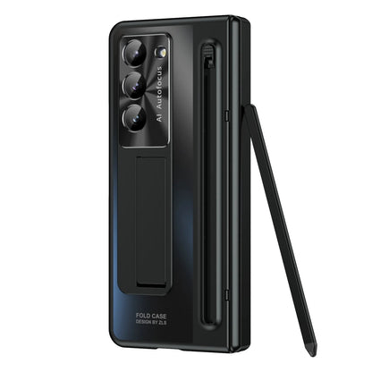 Samsung Galaxy Z Fold6 Electroplating Case with S Pen & Kickstand - Black