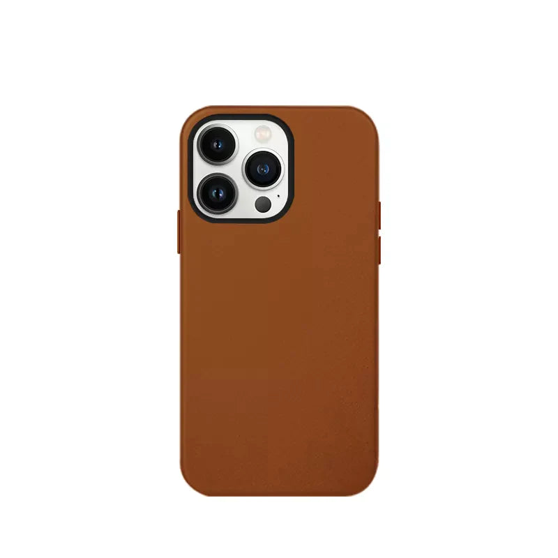 K-doo iPhone 13 Pro Leather Case Back Cover