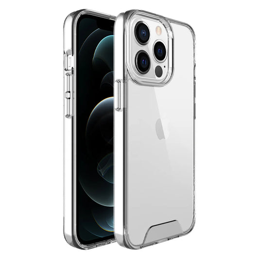 iPhone 13 Pro Max Transparent Case with Bump Camera Protection - Transparent