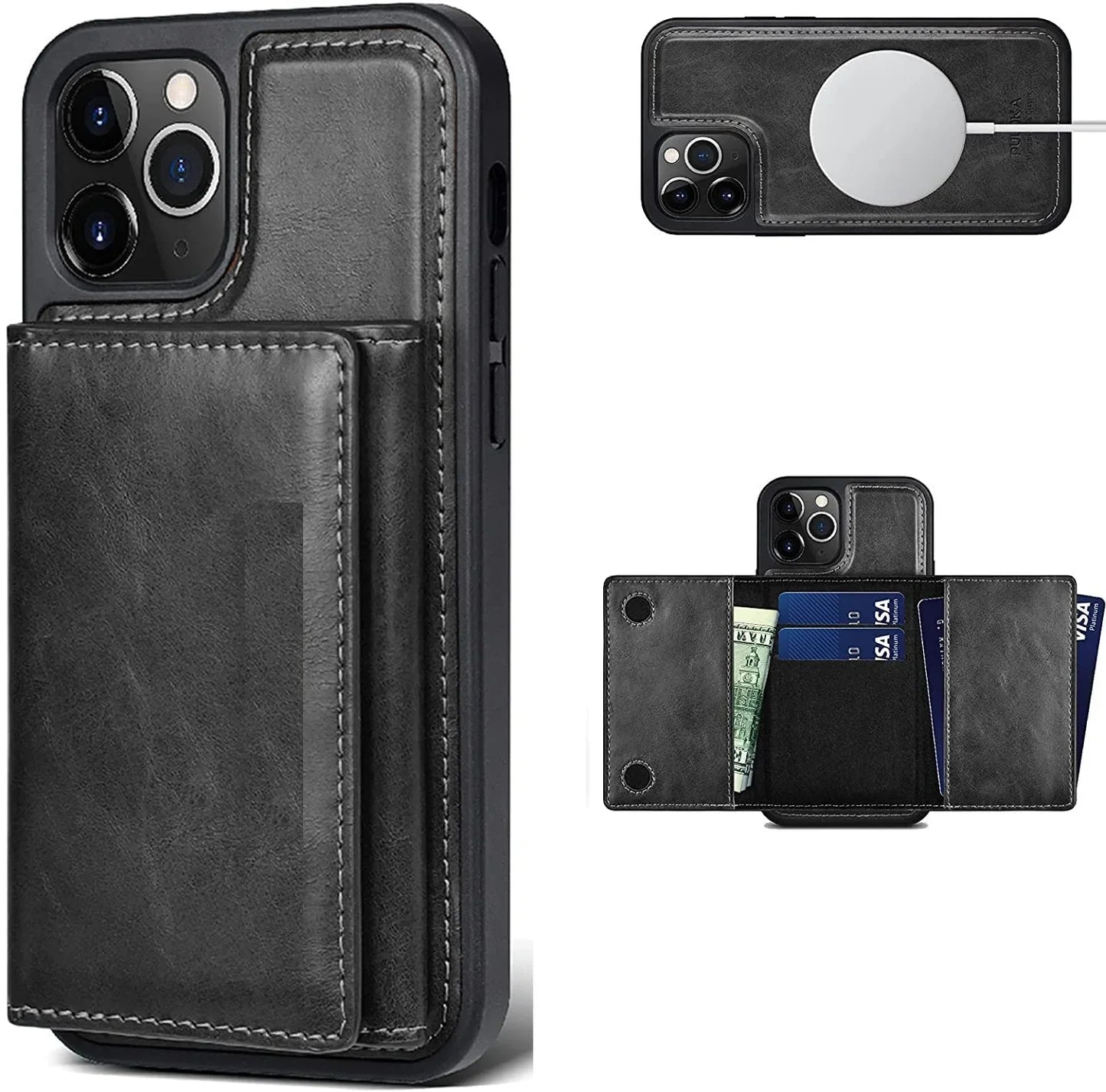iPhone 13 Pro Premium Quality New Design Wallet Leather case