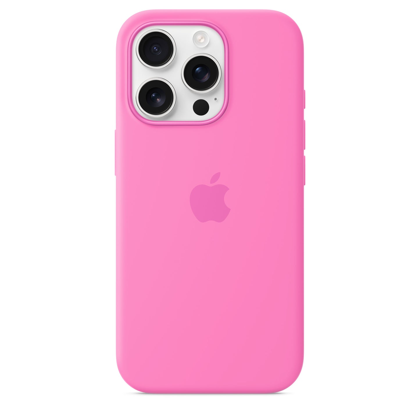 iPhone 16 Pro Max Silicon Case Magsafe with New Camera Control Button - Peony