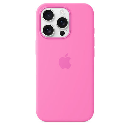 iPhone 16 Pro Max Silicon Case Magsafe with New Camera Control Button - Peony