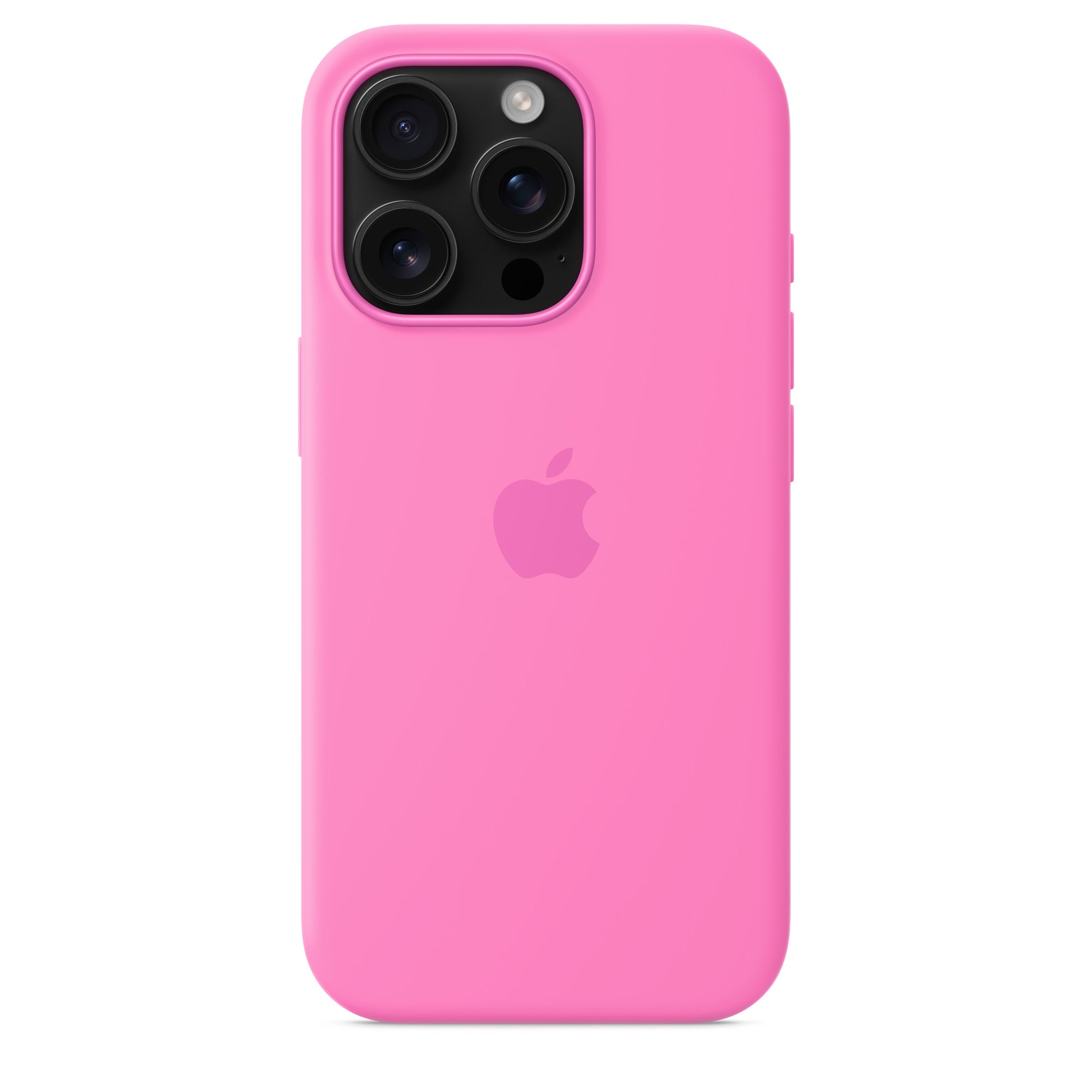 iPhone 16 Pro Max Silicon Case Magsafe with New Camera Control Button - Peony