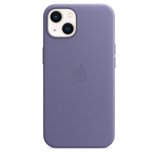 iPhone 14 Leather Case  -Light Purple