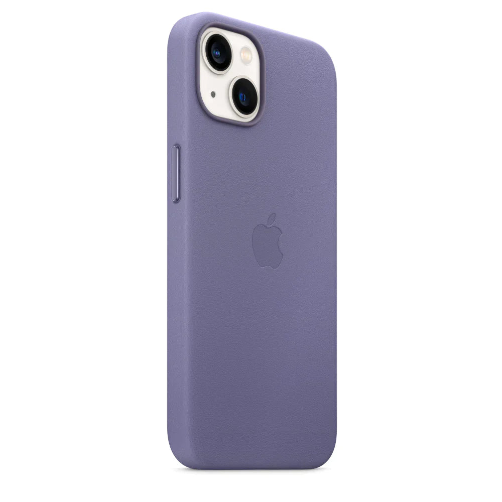 iPhone 14 Leather Case with MagSafe -Light Purple