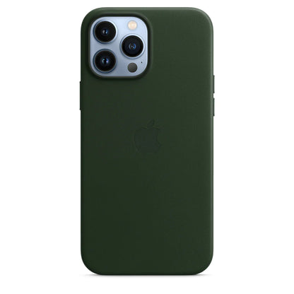 iPhone 12 Pro Max Leather Case with MagSafe - Green