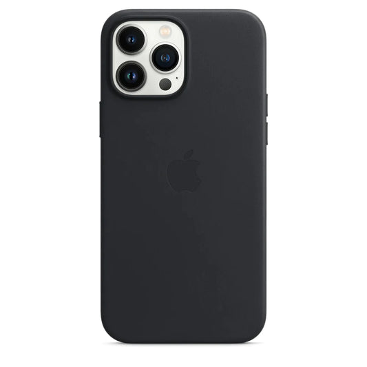 iPhone 15 Pro Leather Case - Black