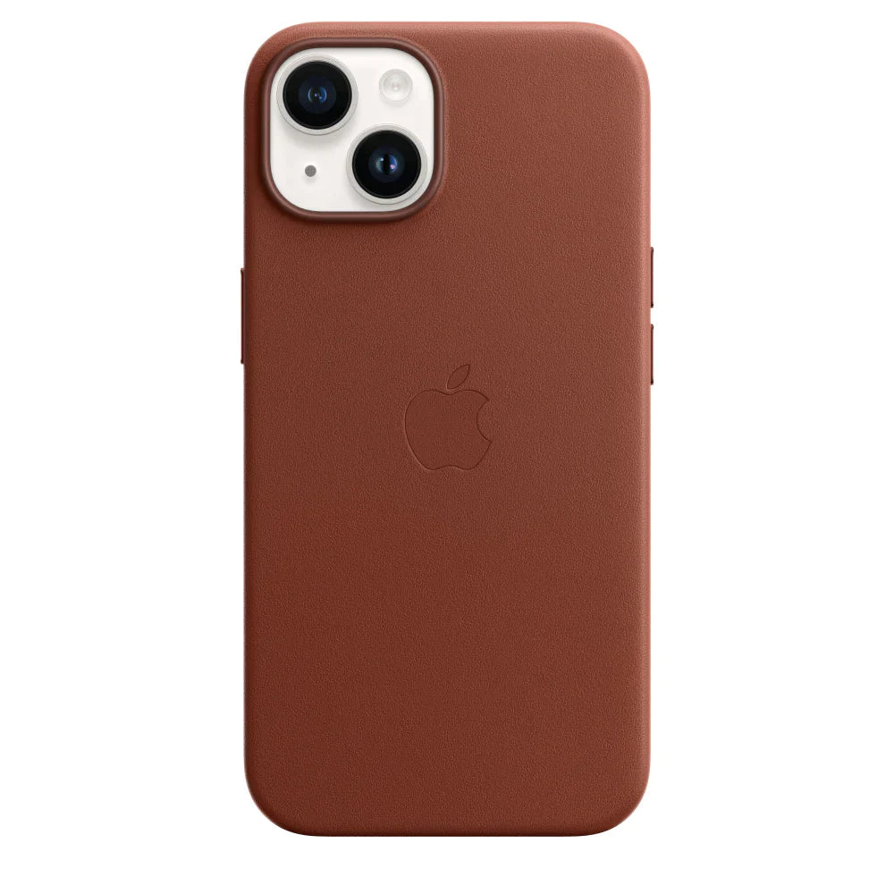 iPhone 13 Leather Case with MagSafe -Brown