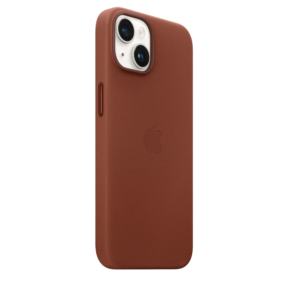 iPhone 13 Leather Case with MagSafe -Brown