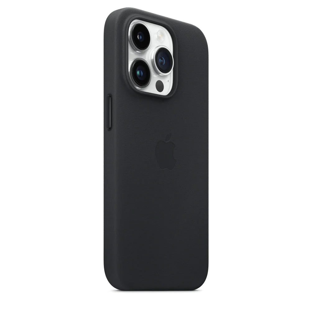 iPhone 14 Pro Max Leather Case with MagSafe -Black