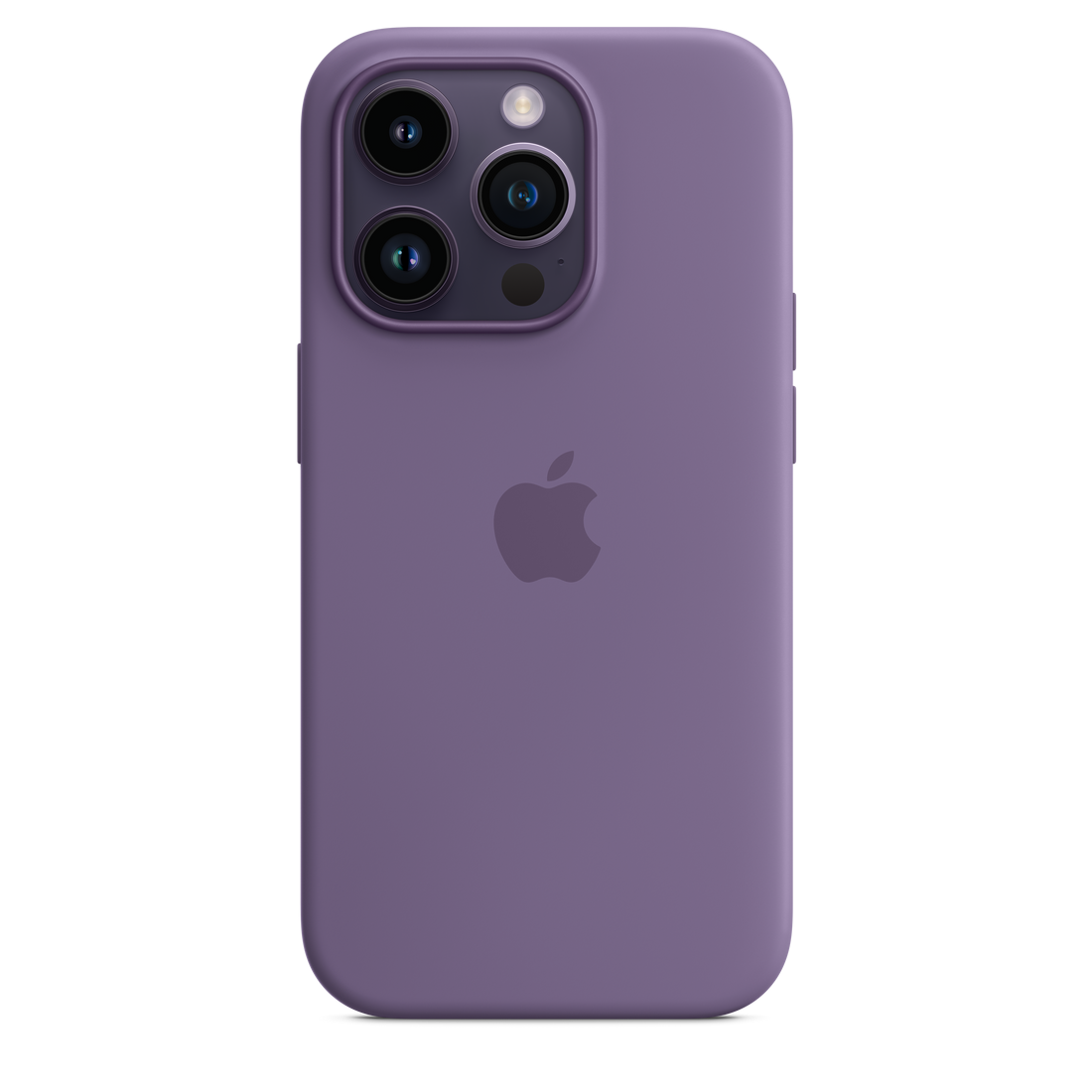 iPhone 14 Pro Original Liquid Silicon Case With Magsafe IC Working (Animation) - Lavender