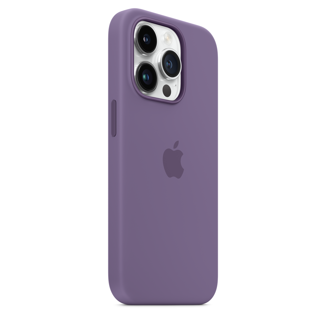 iPhone 14 Original Liquid Silicon Case With Magsafe IC Working (Animation) - Lavender