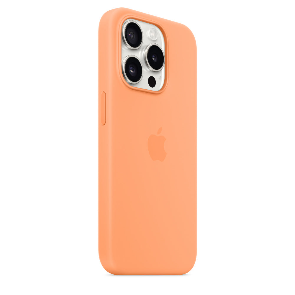 iPhone 15 Pro Original Silicone Case With Magsafe - Light Orange