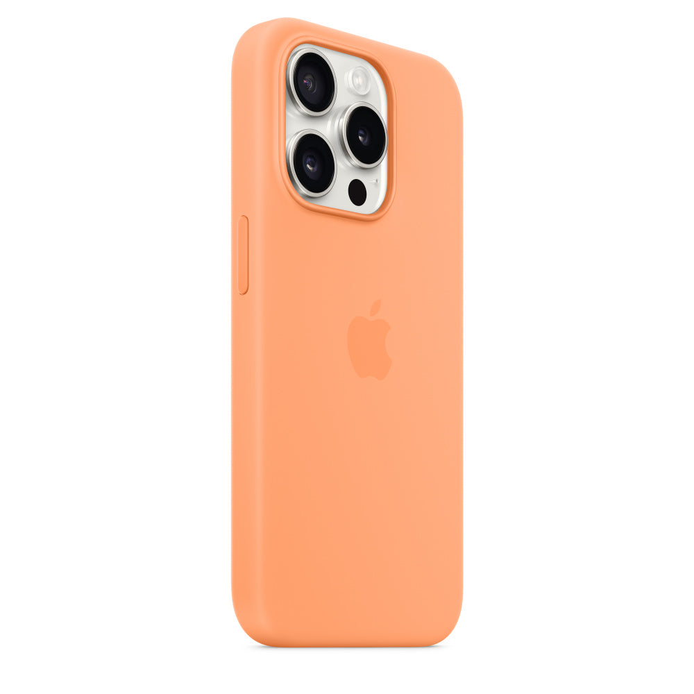 iPhone 15 Pro Max Original Silicone Case With Magsafe - Light Orange