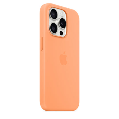 iPhone 15 Pro Max Original Silicone Case With Magsafe - Light Orange